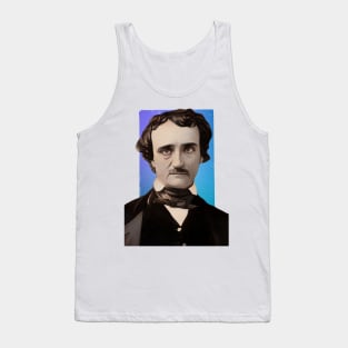 American Writer Edgar Allan Poe illustration Tank Top